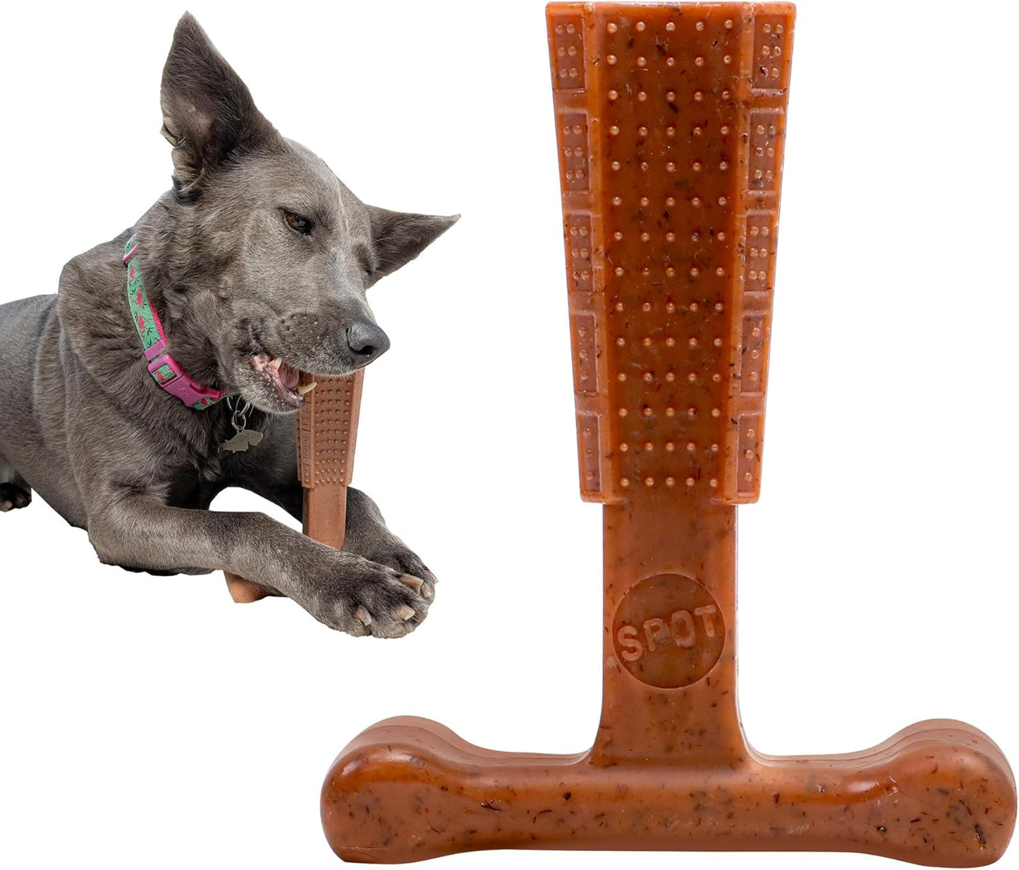 SPOT Bam-bones PLUS T Bone - Durable Chew for Aggressive Dogs