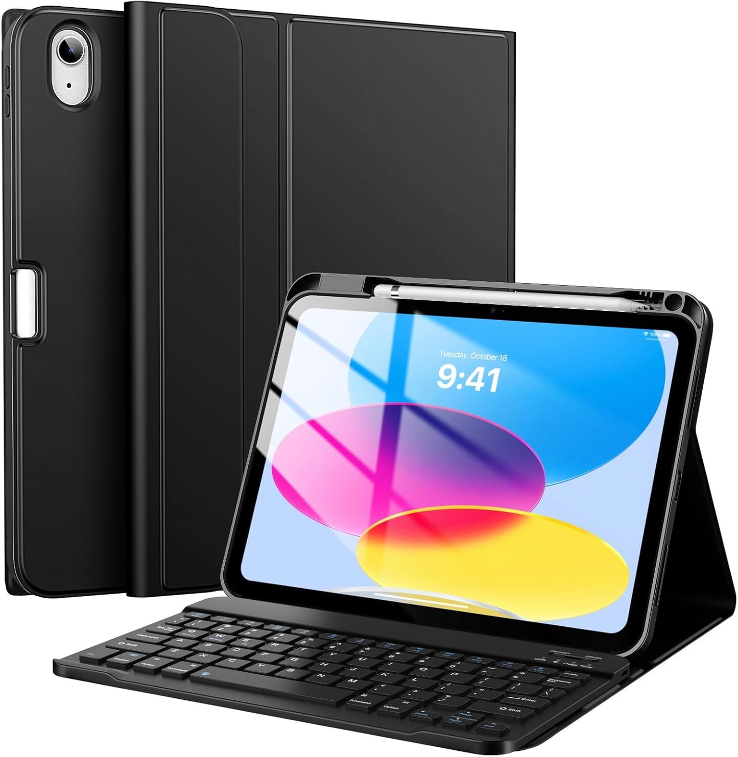 TiMOVO Keyboard Case for iPad A16 11 Inch with Detachable Cover