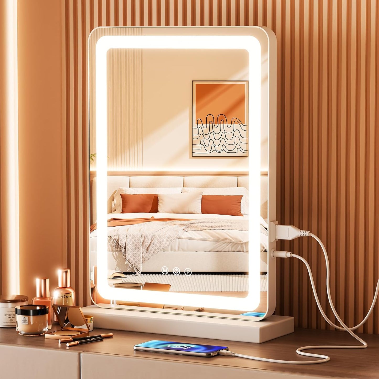 LED Vanity Mirror with Lights for Makeup and Skincare Needs