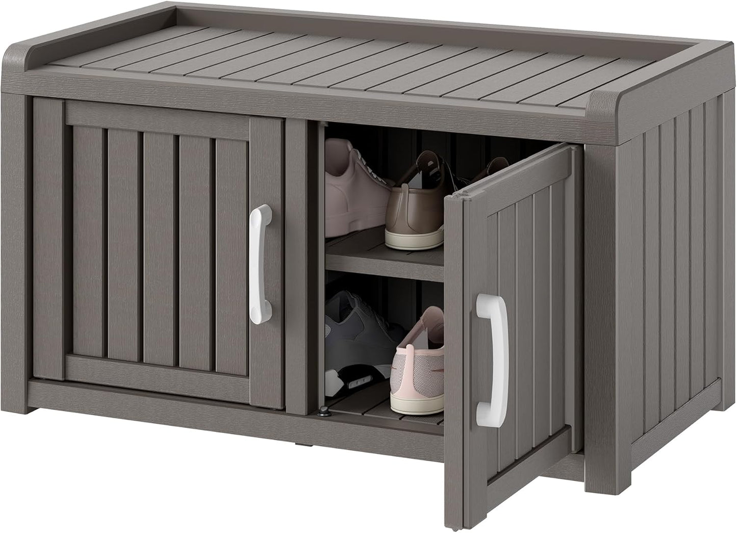 KAMABOKO Shoe Storage Cabinet Waterproof and UV-Resistant