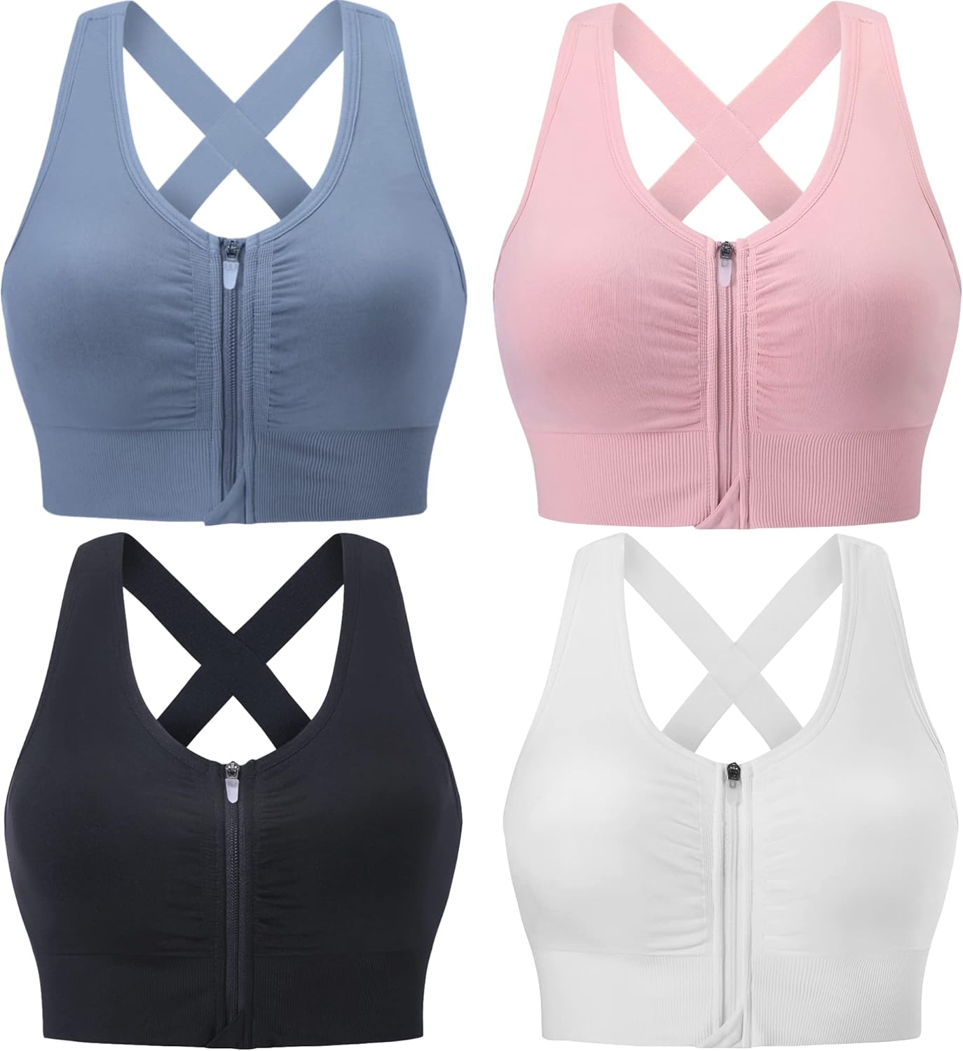 Evcute Zip Front Post-Surgery Bra for Comfortable Recovery