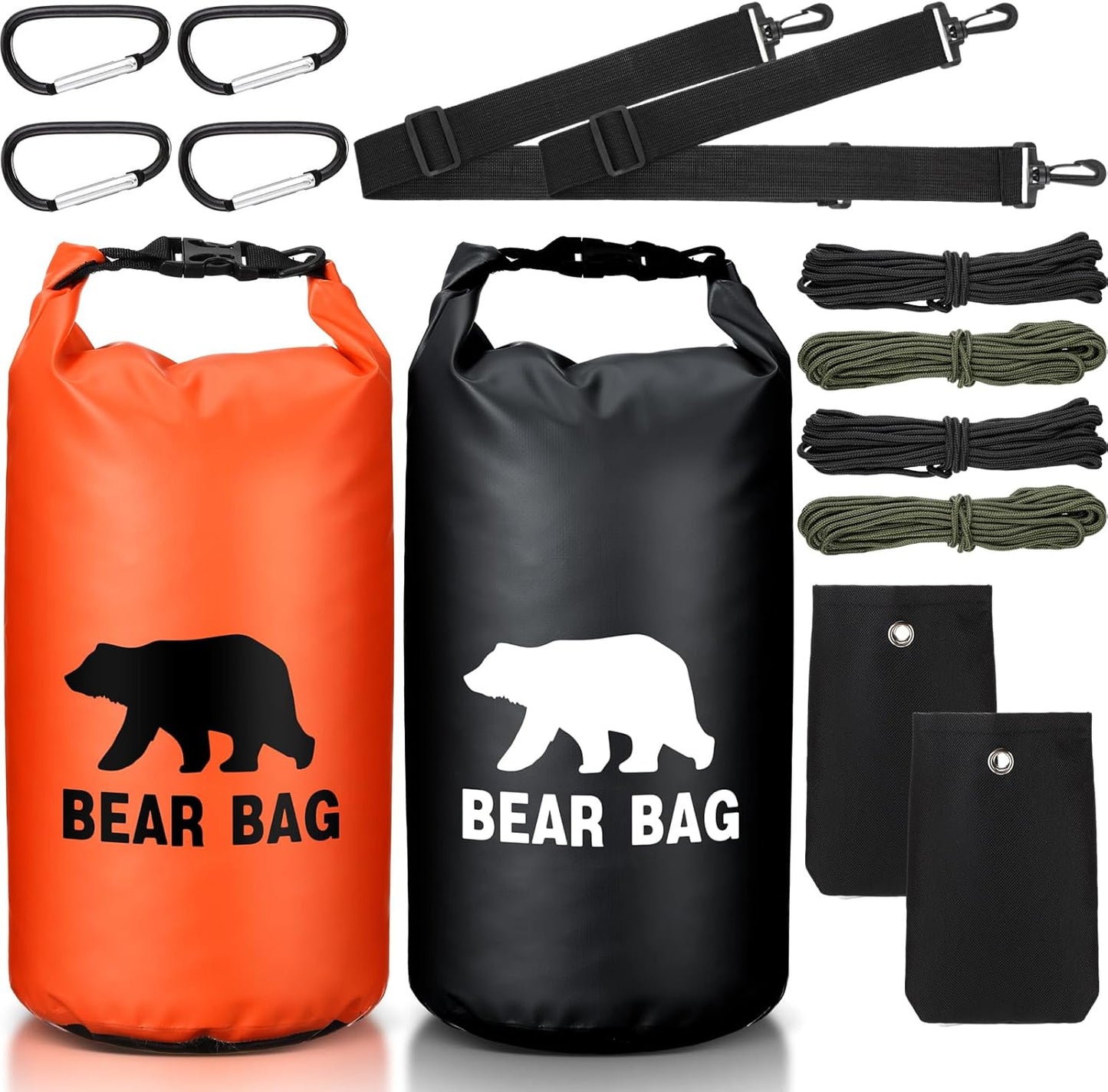 Bear Food Bag Hanging System for Camping with Pulley and Ropes