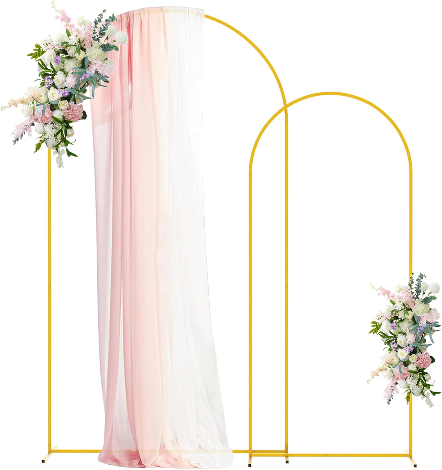 Asee'm Metal Arch Backdrop Stand Set for Elegant Events
