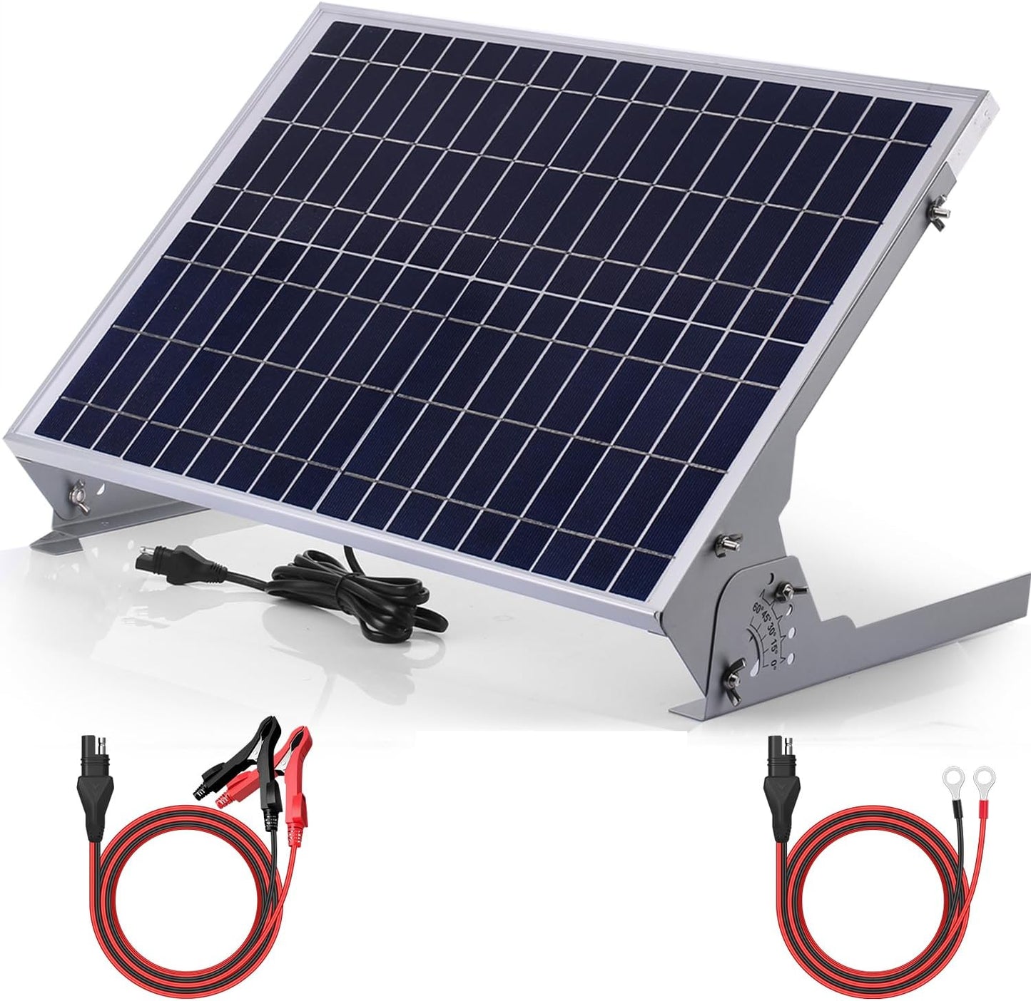 12V 30W Solar Battery Charger Maintainer with MPPT Technology