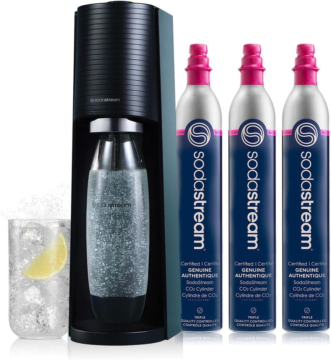 SodaStream Terra Sparkling Water Maker Bundle for Effortless Fizz