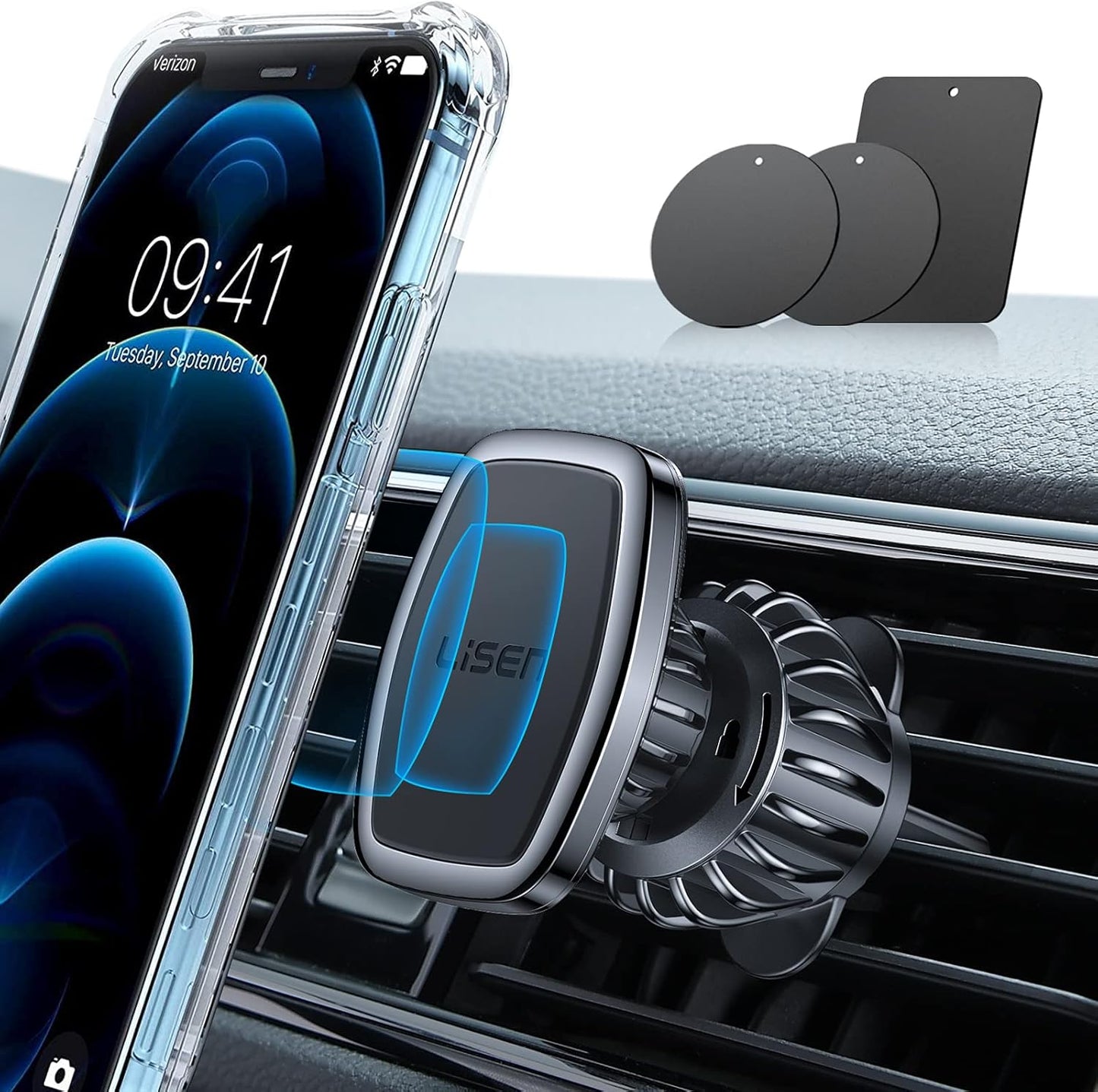 LISEN Magnetic Phone Holder: Ultra Strong 6 Magnets