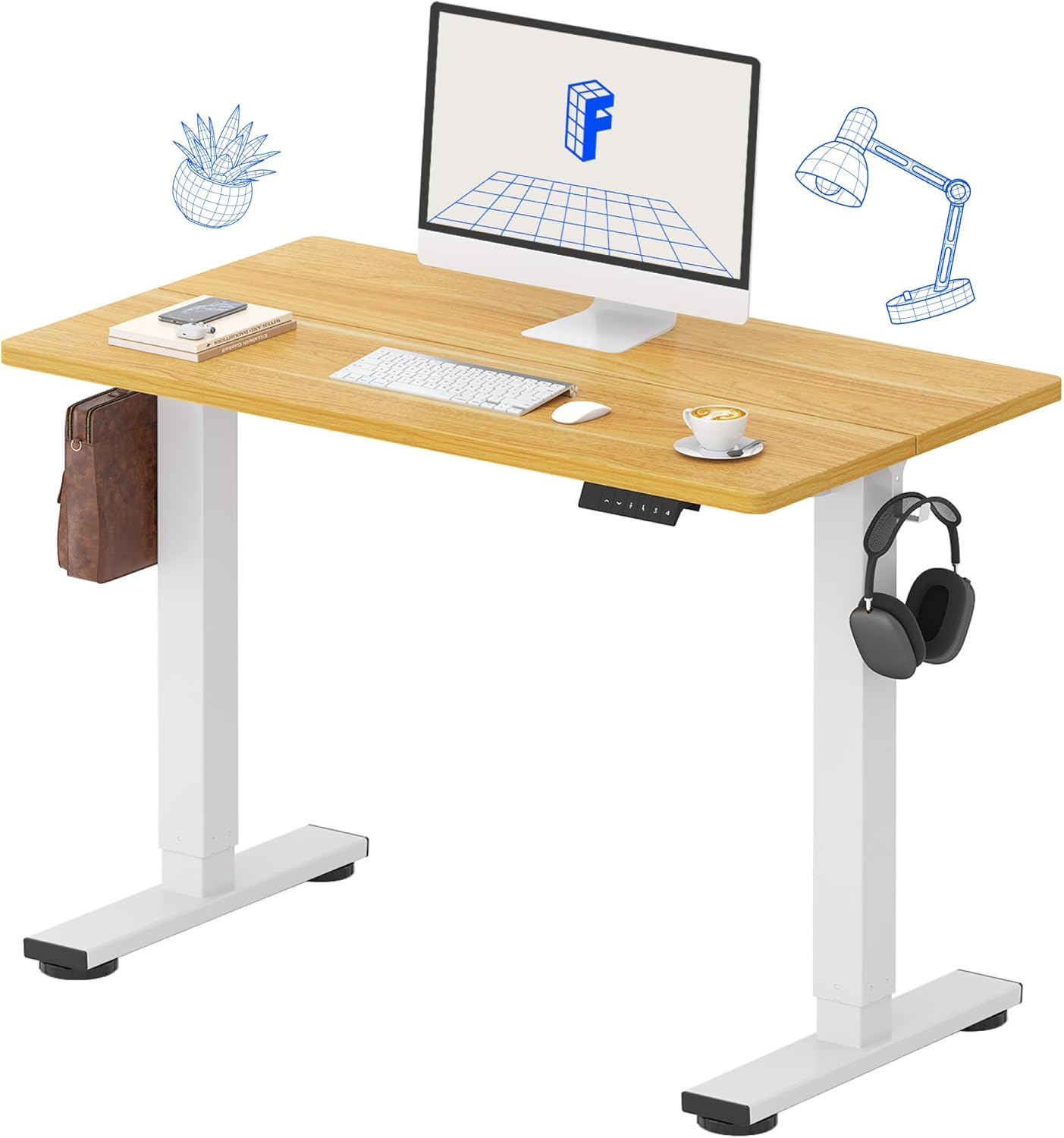 FLEXISPOT Sit Stand Desk - Ergonomic Home Office Solution