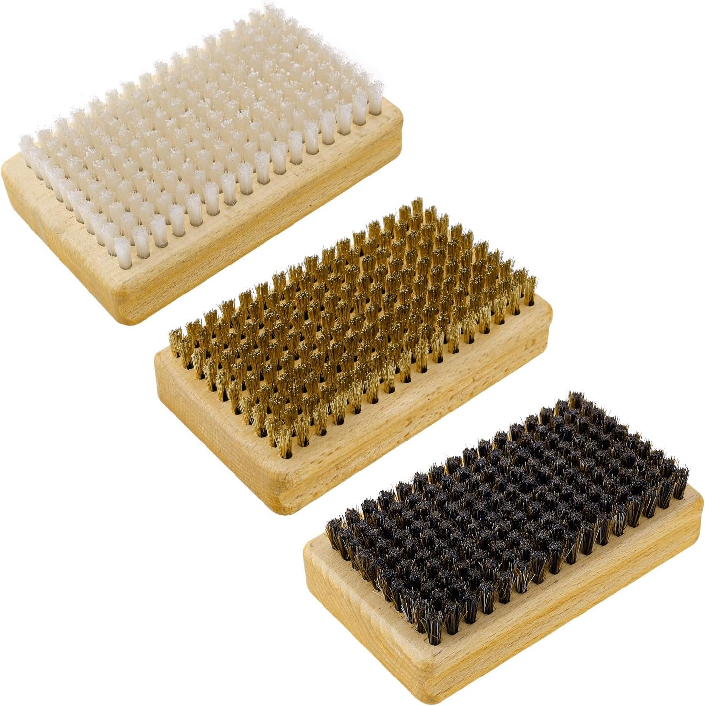 Premium Ski Wax Brush Set