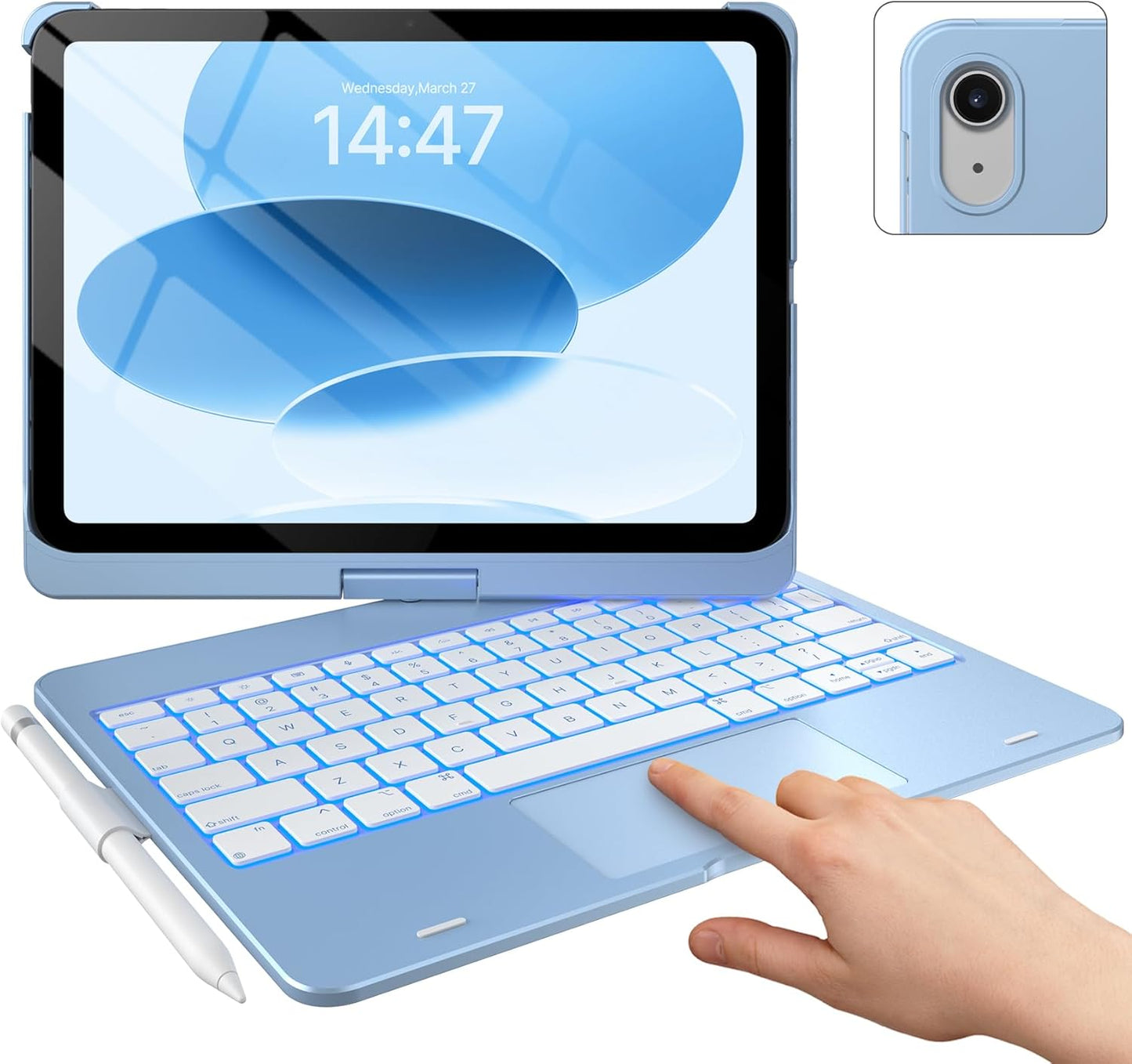 Typecase Touch iPad 10th Gen Case with Keyboard and Trackpad
