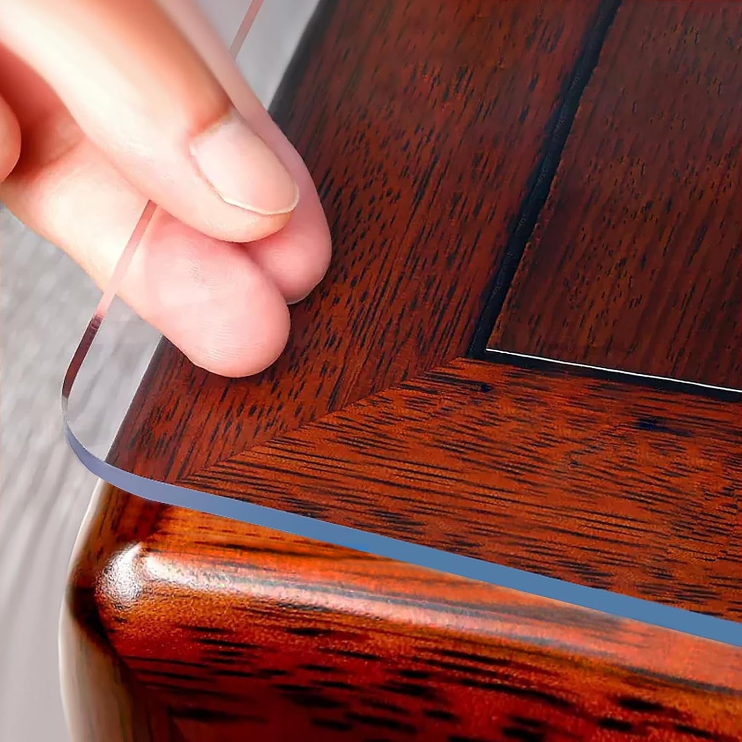 OstepDecor Clear Table Cover Protector for Dining Room Tables