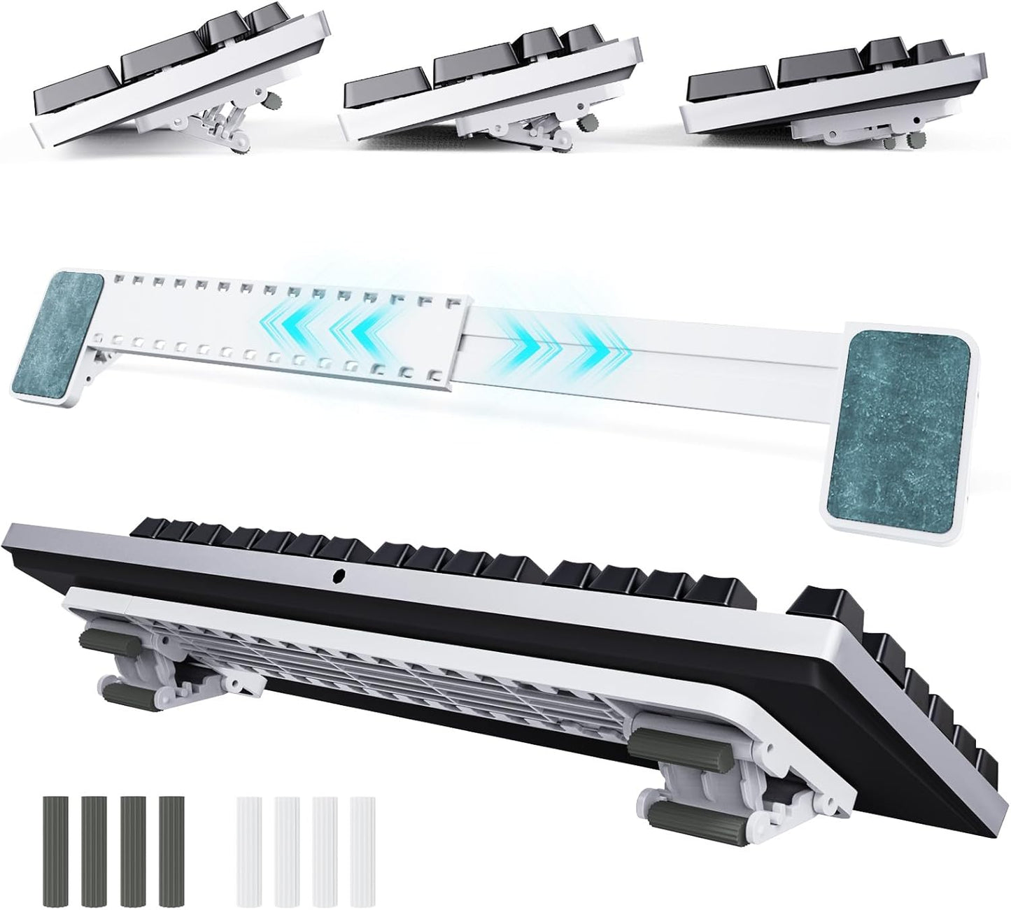 Adjustable Keyboard Stand for Apple Magic Keyboard, Ergonomic Design