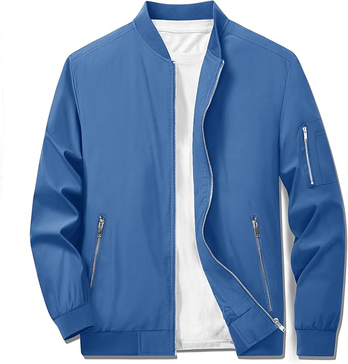 TACVASEN Men's Lightweight Jacket for Spring and Fall Wear