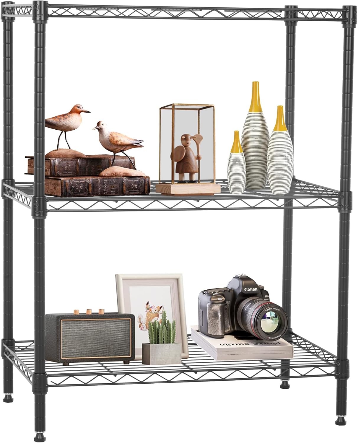 FDW Wire Shelving Units for Kitchen and Garage Storage Solutions