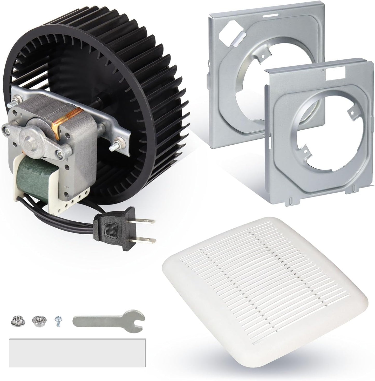 BKR60 Bath Fan Replacement Motor and Grille Upgrade Kit