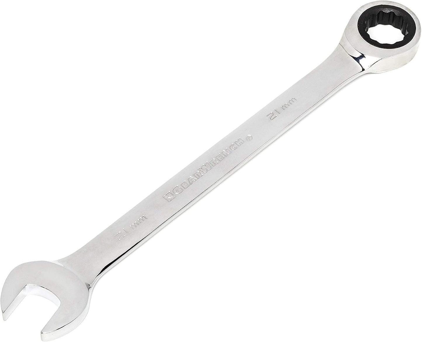 GEARWRENCH 21mm Ratcheting Combination Wrench for Precision Work
