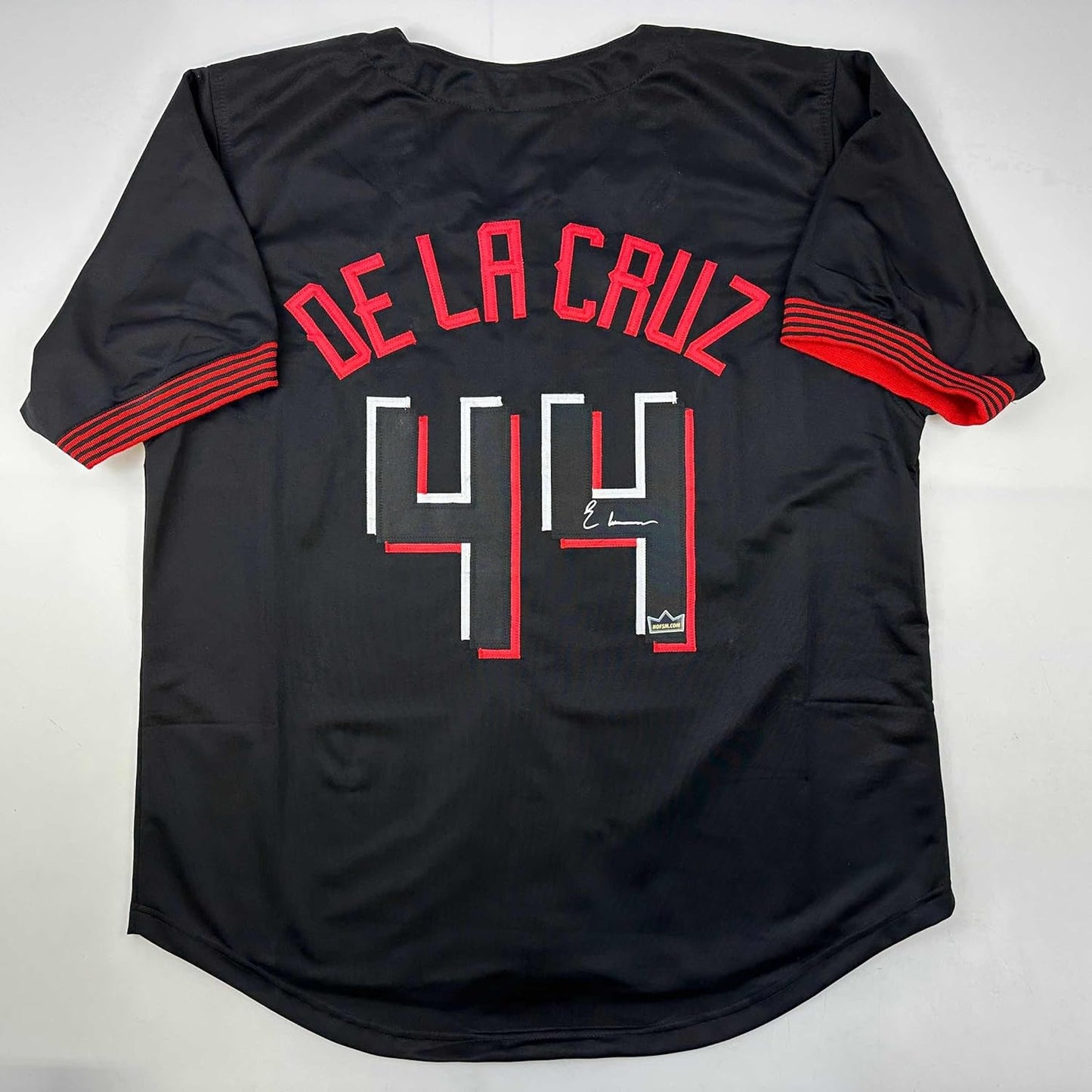 Facsimile Autographed Elly De La Cruz Black City Connect Jersey