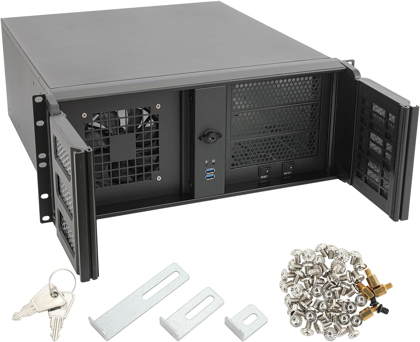 RackChoice 4U Rackmount Server Chassis with Multiple Drive Bays