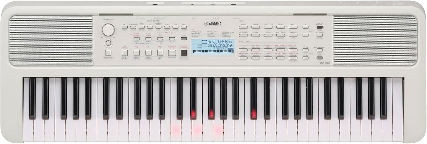 Yamaha EZ-310 61 Key Lighted Keyboard - Learn with Ease!