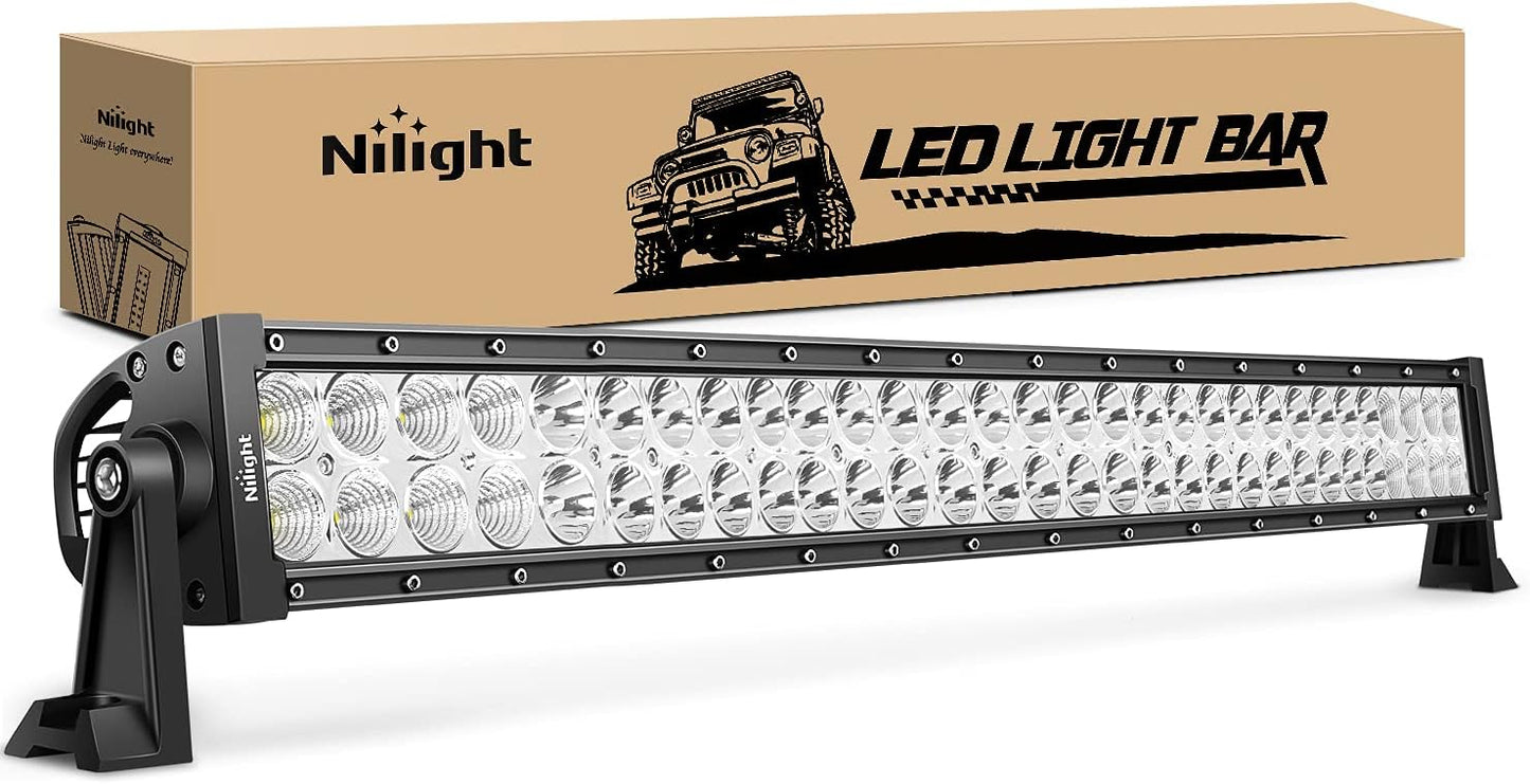 Nilight LED Light Bar 32 Inch 180W for Off Road Vehicles