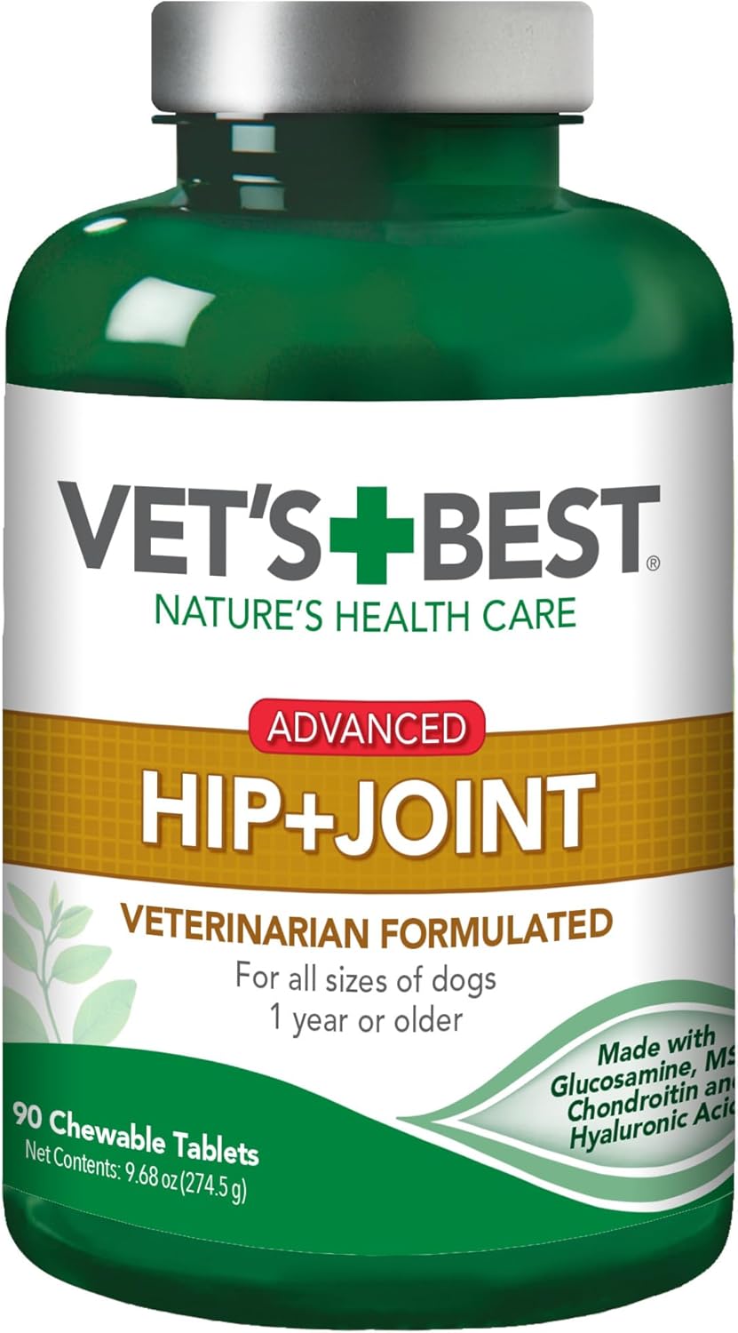 Vet's Best Advanced Hip & Joint Dog Supplements for Mobility