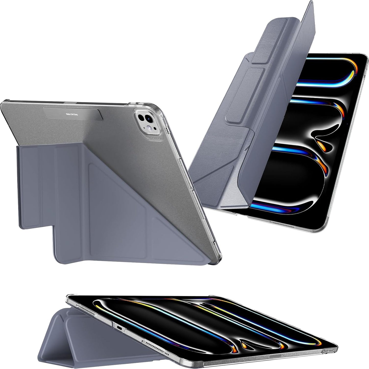 MAGEASY iPad Pro 11 Case - Multi-Fold Stand & Pencil Holder