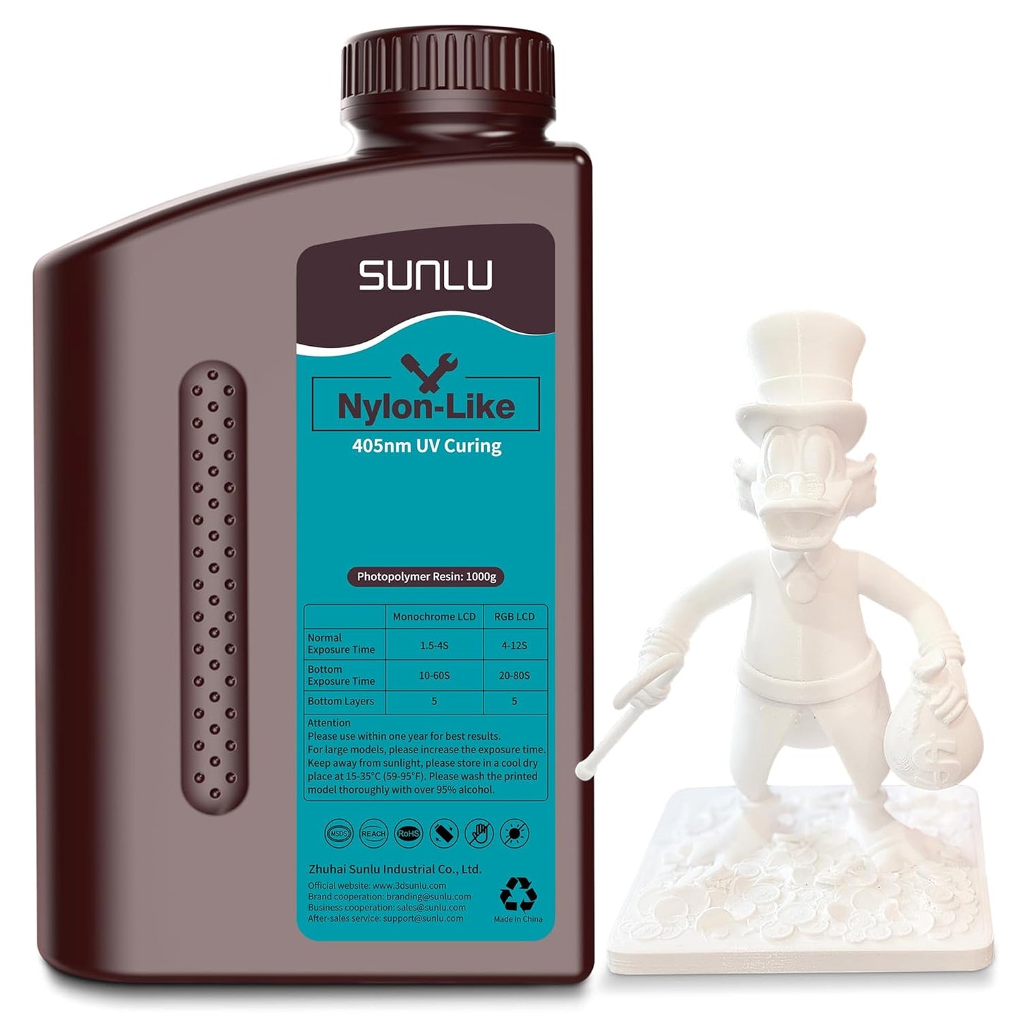 Strong Durable Nylon Like 3D Printer Resin for High Precision Prints