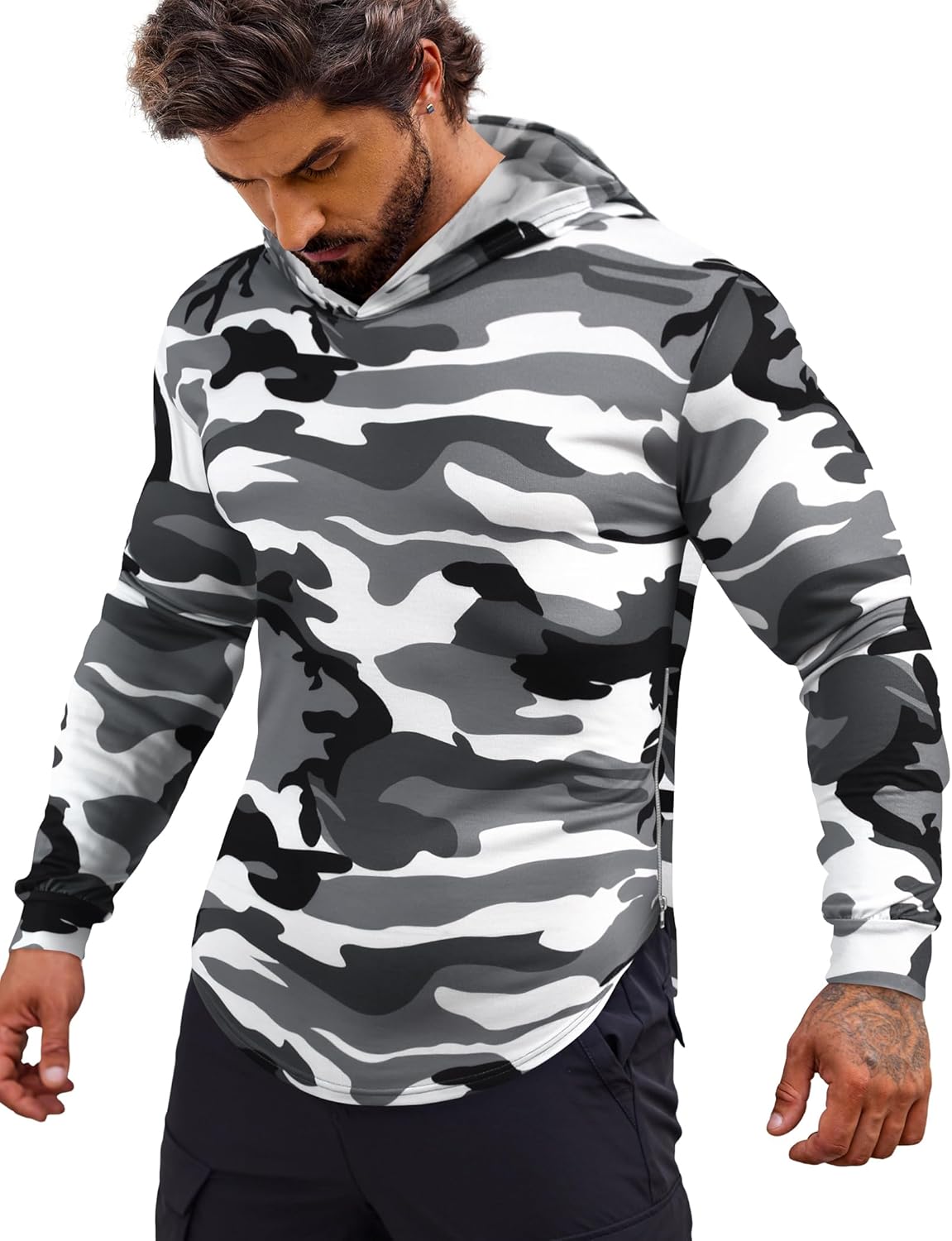 COOFANDY Muscle Fit Hoodie for Athletic Performance