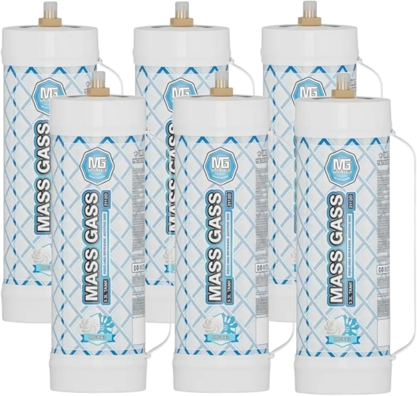 Whip up with MassGass: 6-Pack Food Grade Chargers