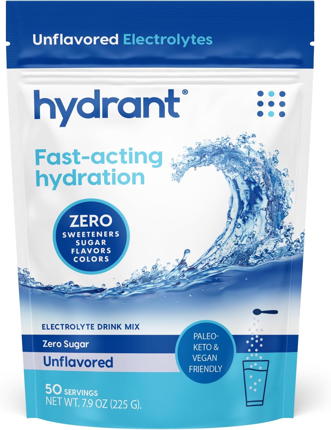 HYDRANT Bulk Unflavored Electrolytes for Rapid Hydration