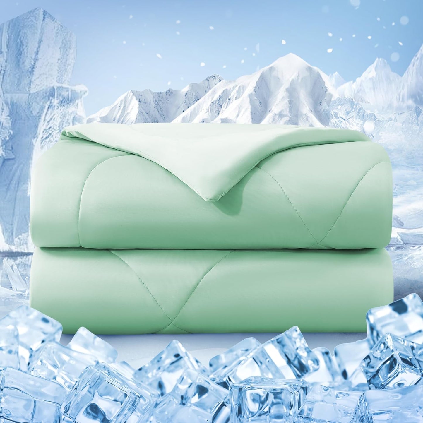 Cooling Comforter King Size for Hot Sleepers - Breathable Bedding