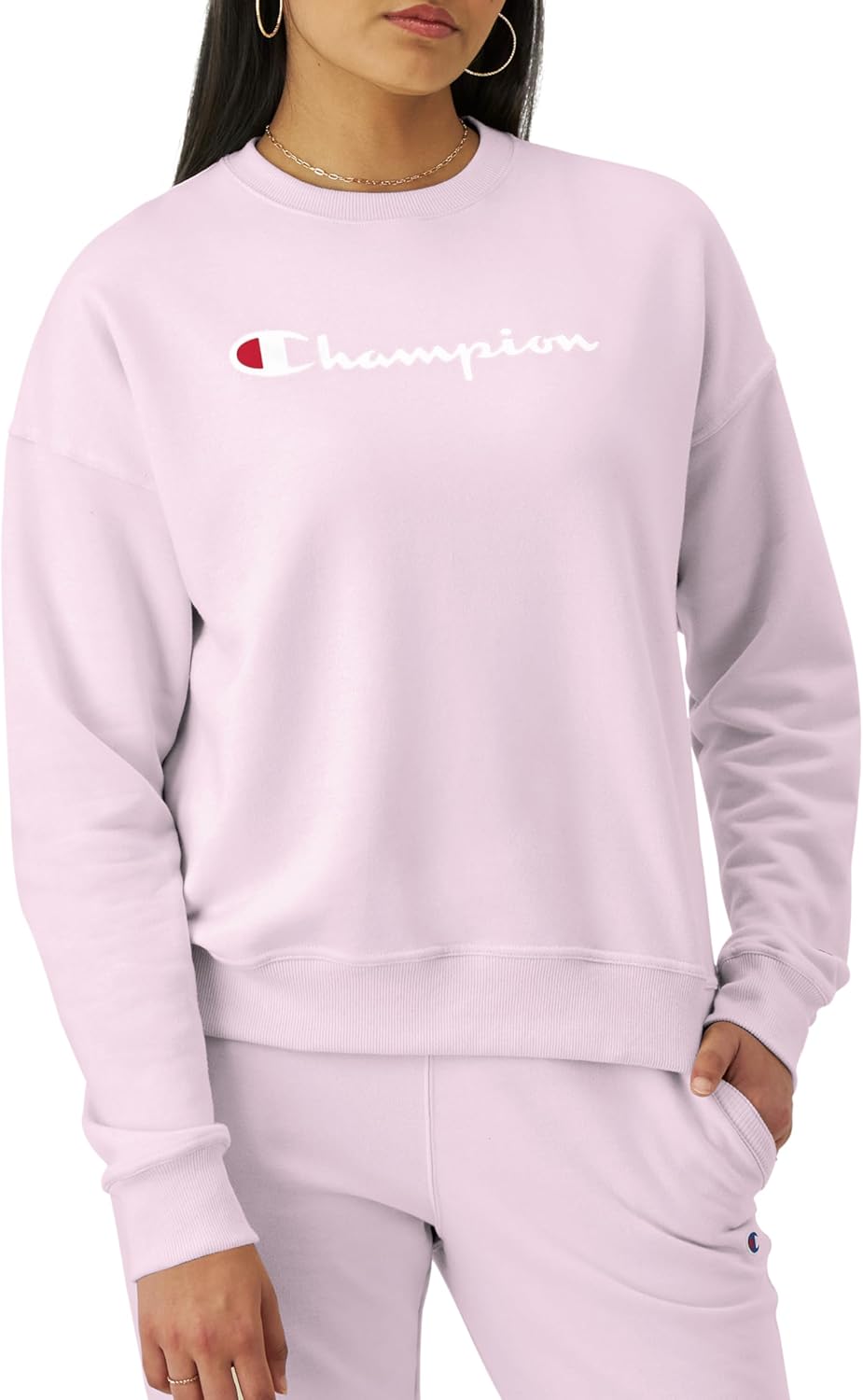 Champion Women's Fleece Crewneck Sweatshirt for Ultimate Comfort