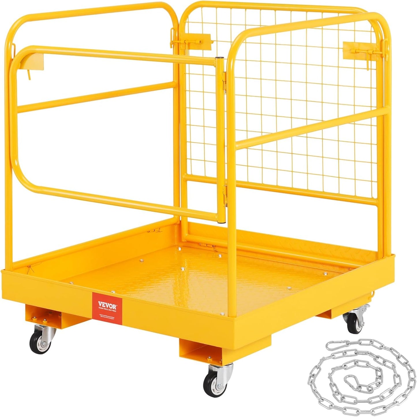 VEVOR Forklift Safety Cage for Elevated Work, 1200 lbs Capacity