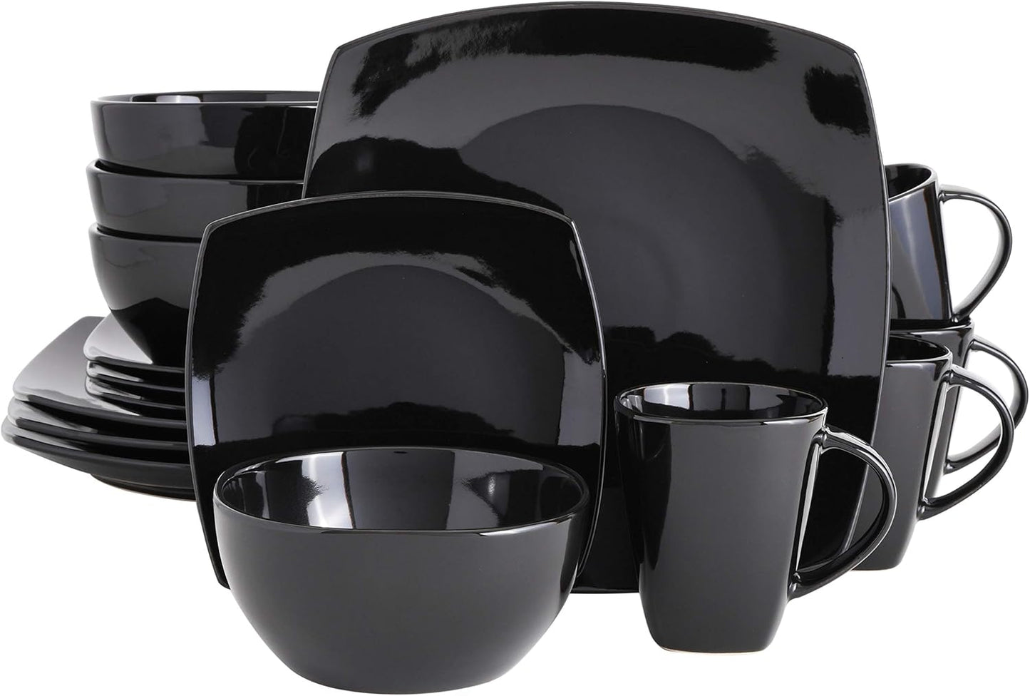 Gibson Elite Soho Lounge Square Stoneware Dinnerware Set Review