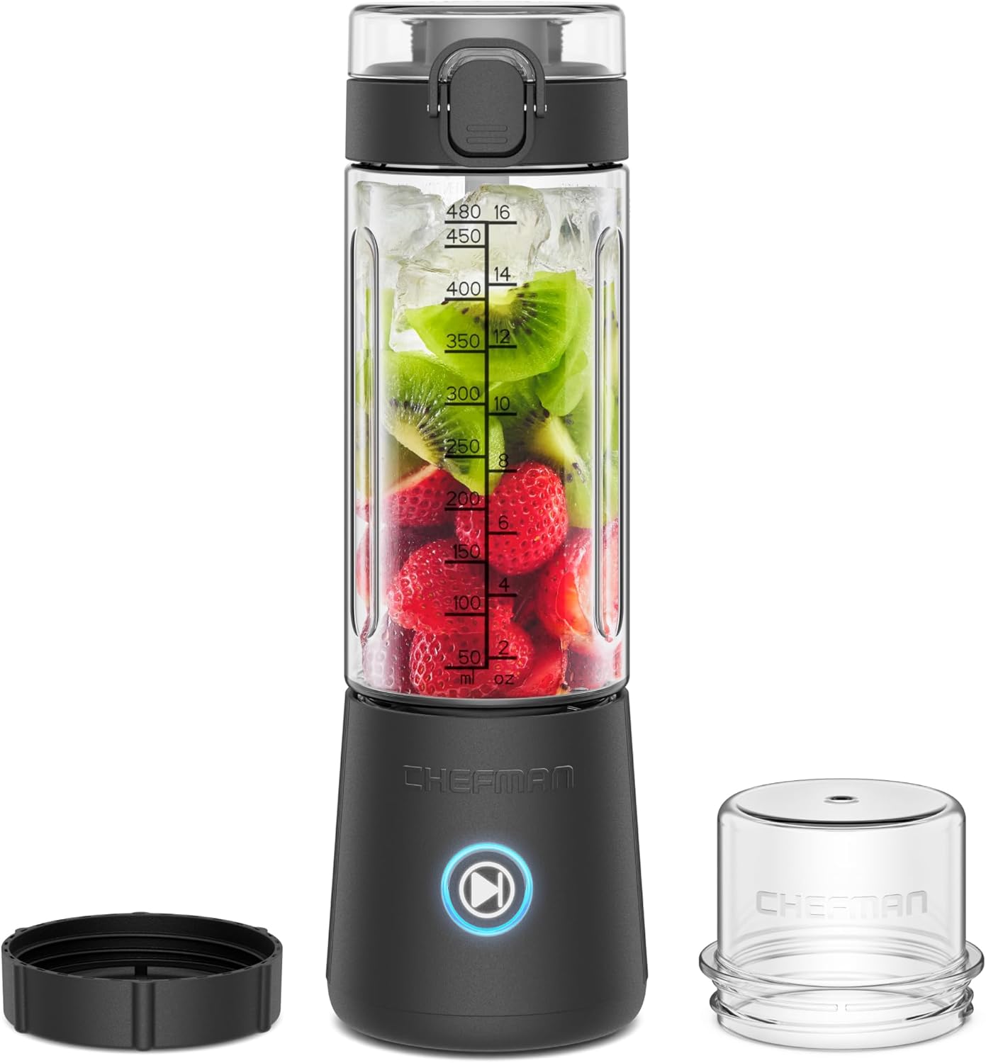 Cordless Portable Blender for Smoothies - USB-C Rechargeable