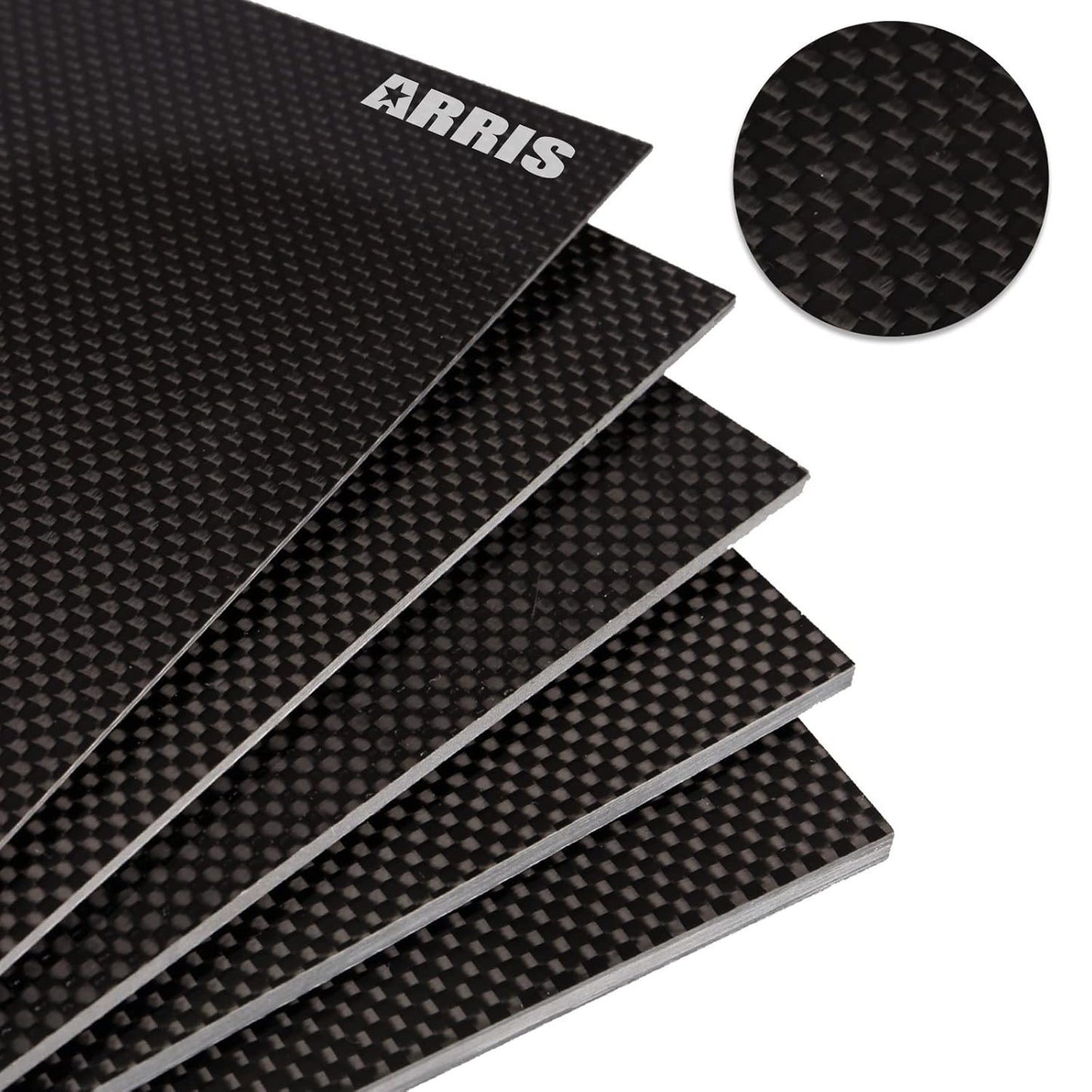ARRIS 3K Carbon Fiber Sheet for DIY Projects and More