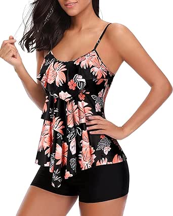 Holipick Women Tankini Swimsuits for Tummy Control and Style