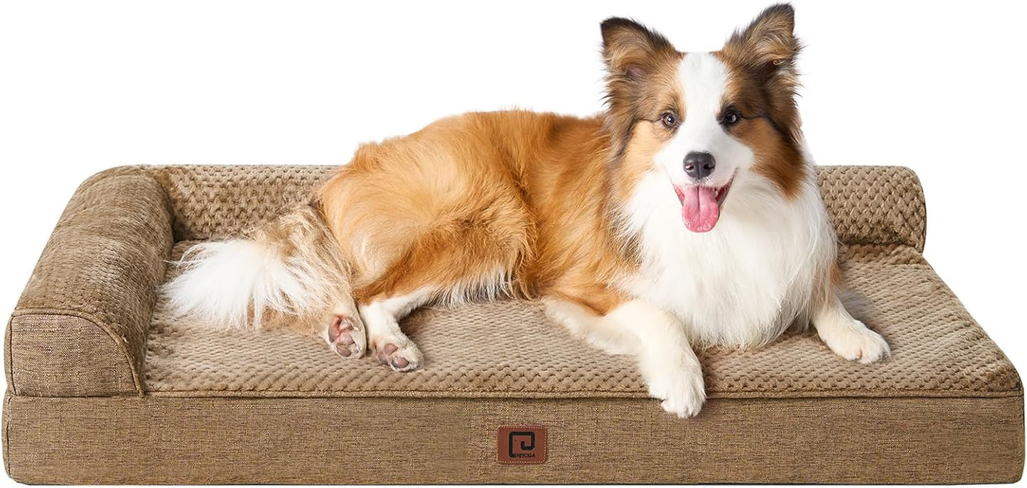 EHEYCIGA Orthopedic Dog Bed for Extra Large Dogs, 41x27x6 in