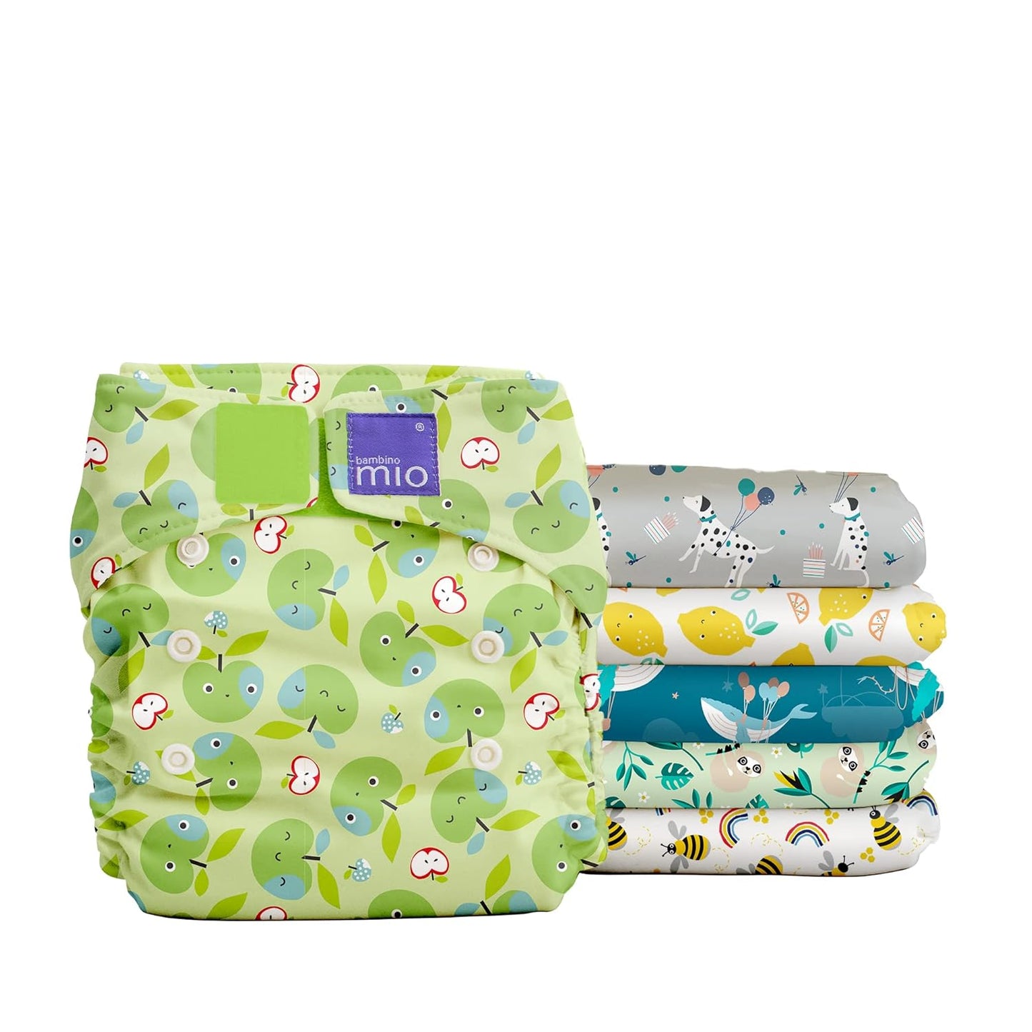Bambino Mio Reusable Cloth Diapers Set - Favorites Pack