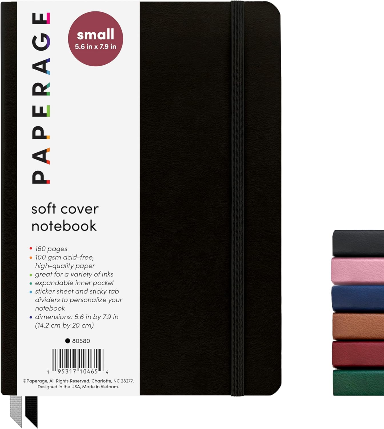 PAPERAGE Softcover Lined Journal - 100 GSM Premium Paper