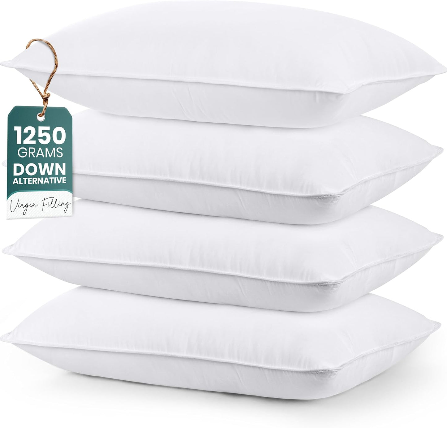 Utopia Bedding King Size Bed Pillows for Sleeping, Set of 4