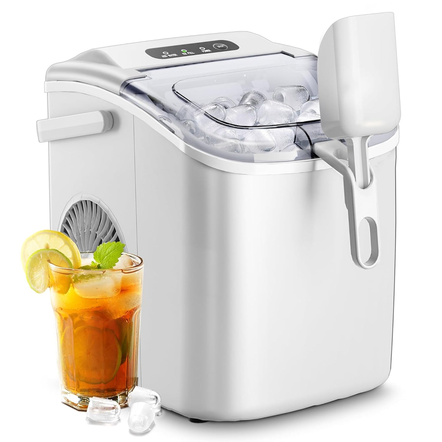 AGLUCKY Portable Ice Maker for Home and Office Use