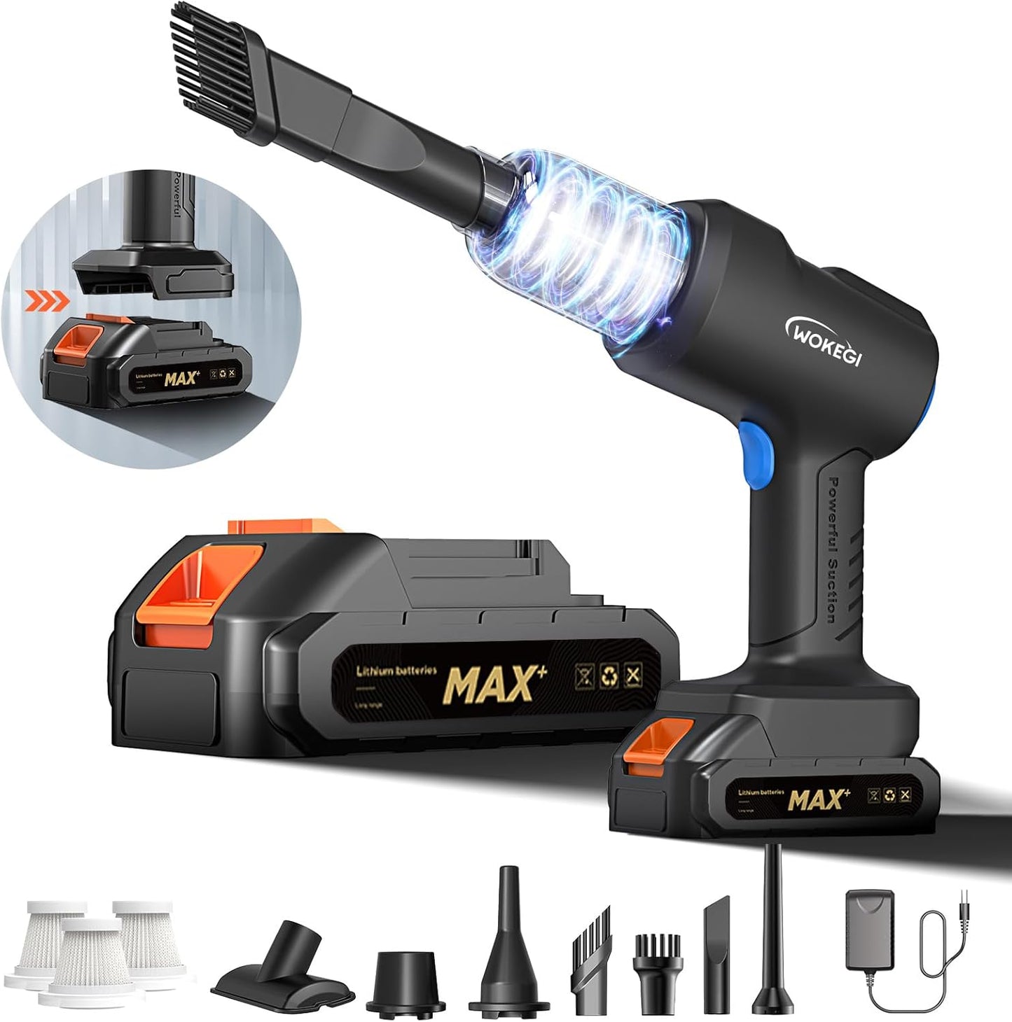Powerful Cordless Car Vacuum - Fast Cleaning Everywhere!