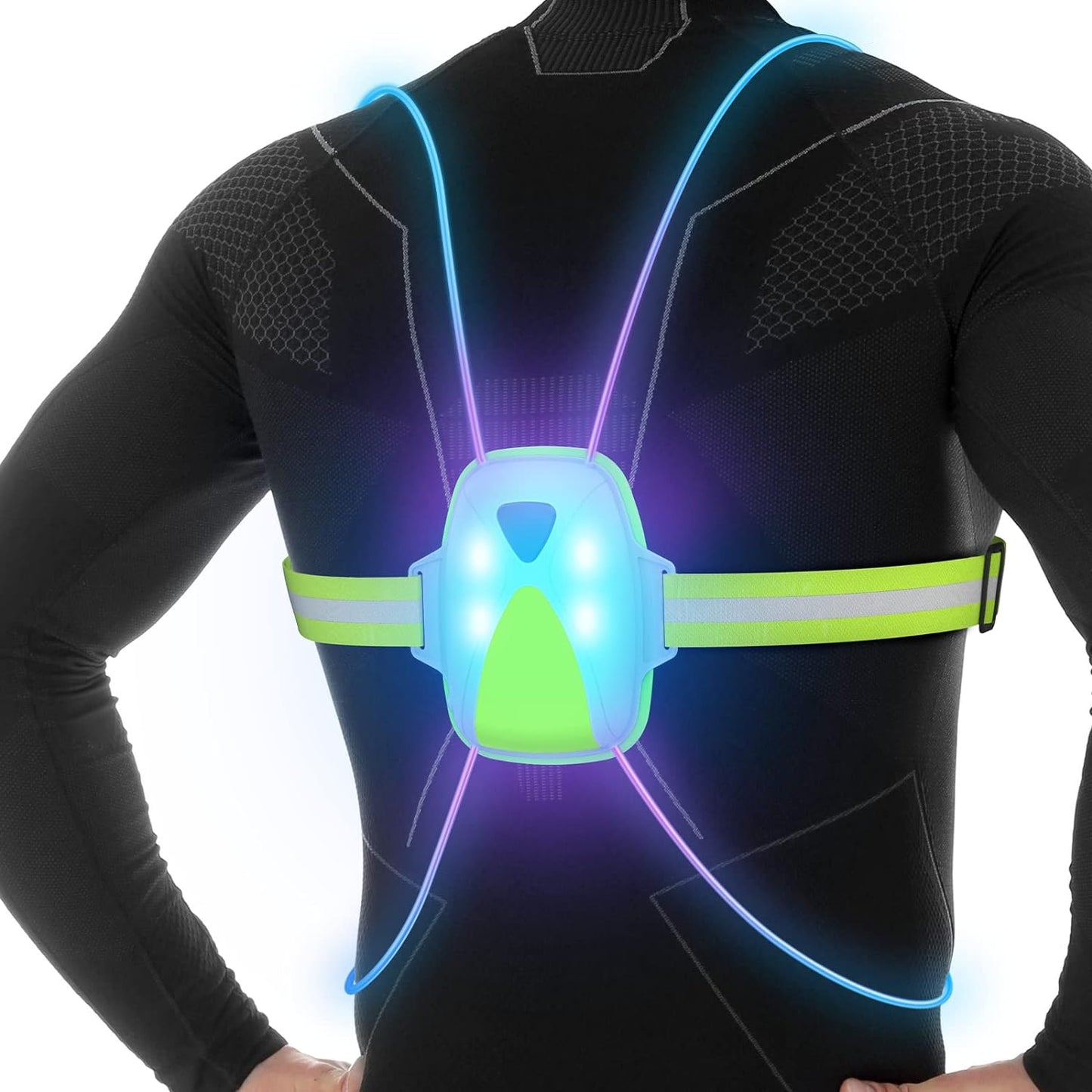 Ni-SHEN LED Reflective Vest - Stay Safe & Visible!