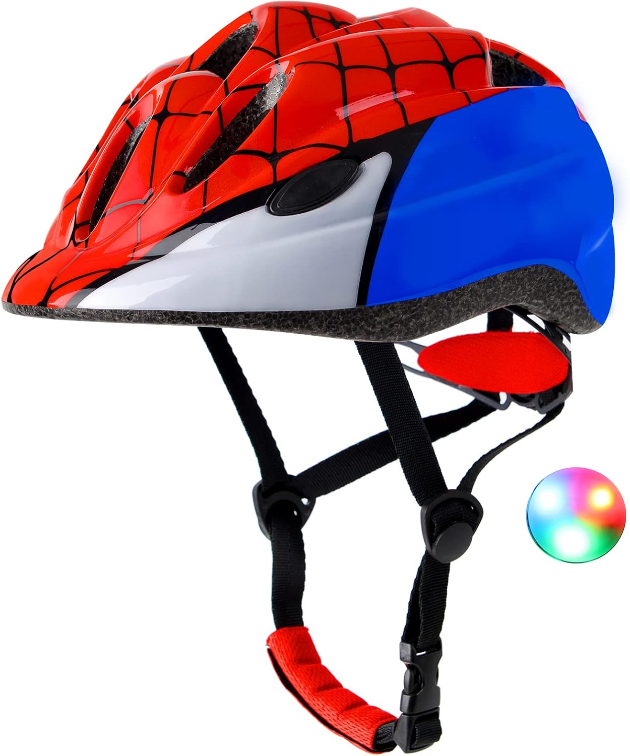 Adjustable Kids Bike Helmet with LED Light - Atphfety