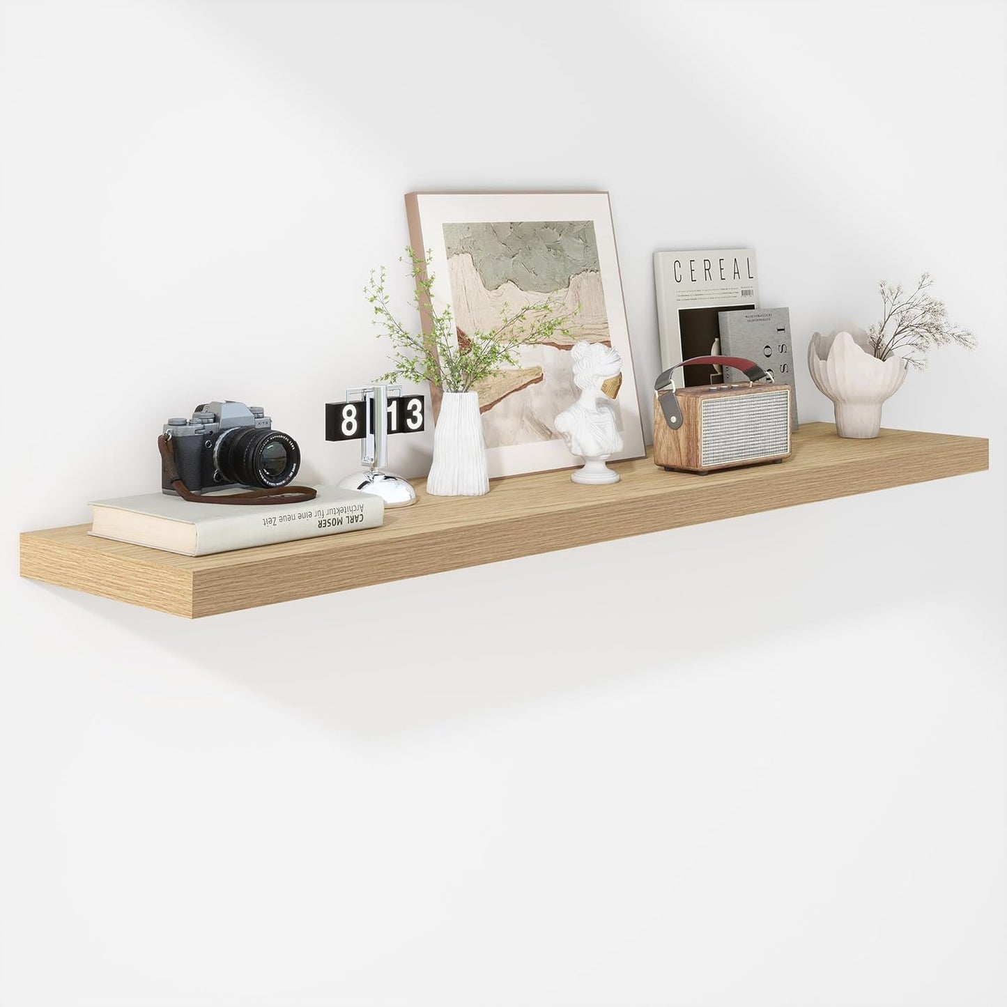 Rustic Wooden Floating Shelves - Extra Deeper & Thicker Design