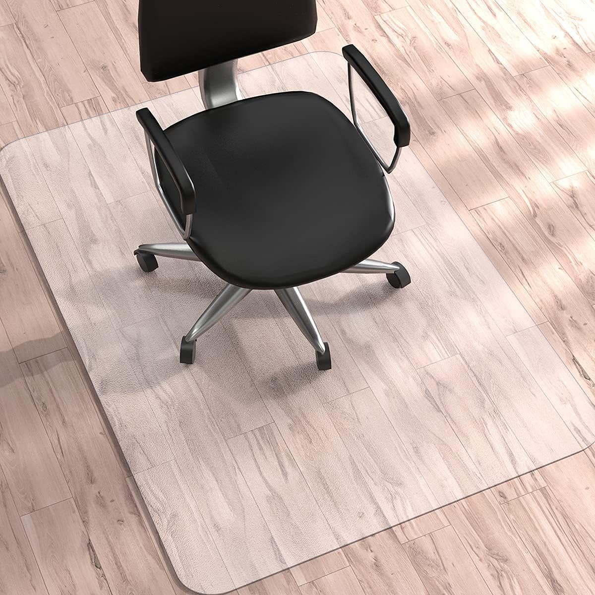 WASJOYE Transparent Chair Mat - Protect Hard Floors