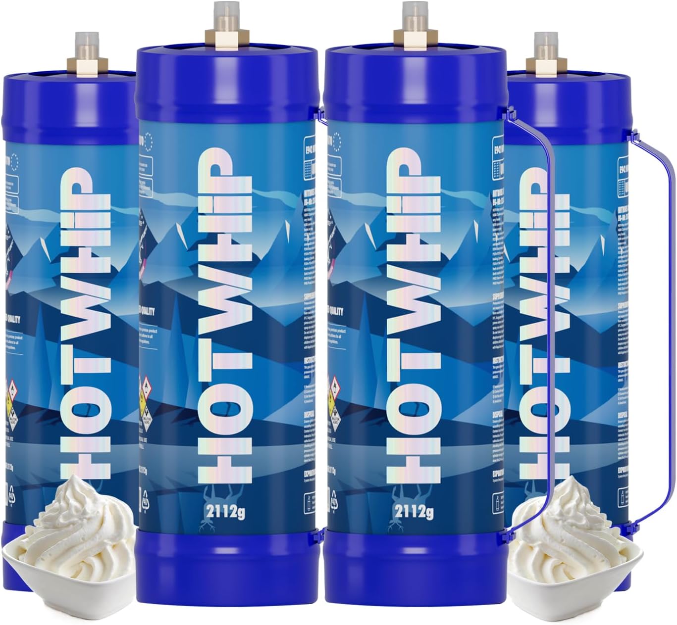 99.99% Pure N2O Chargers - HotWhip