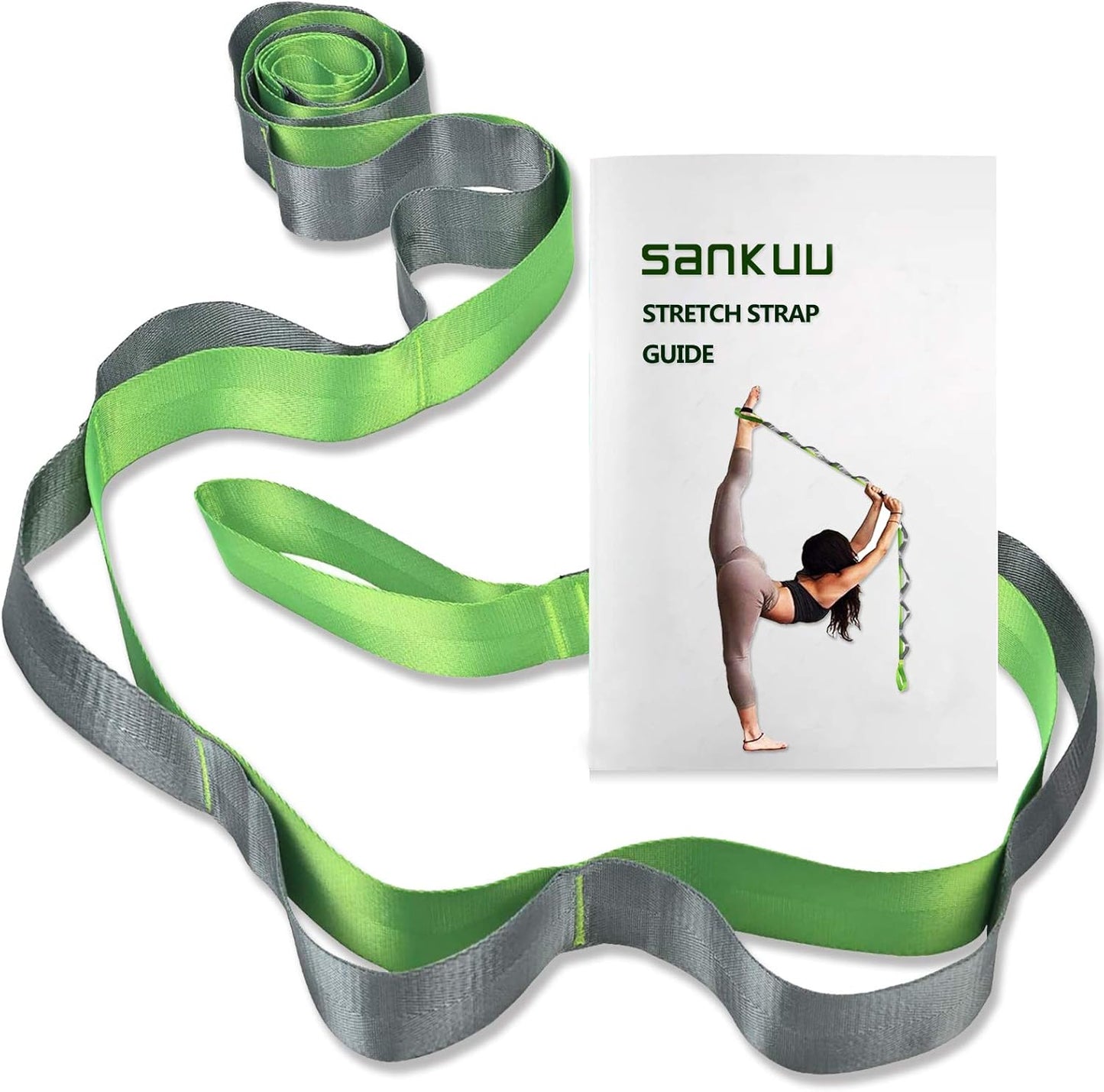 12-Loop Yoga Strap for Full Body Stretching