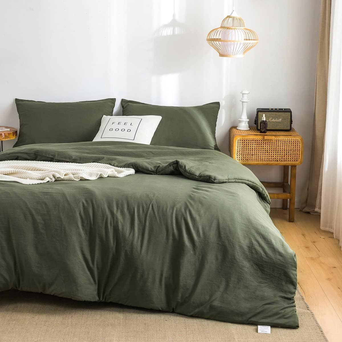 COTTEBED Ultra-Soft Cozy Twin Bedding Comforter Set for All Seasons