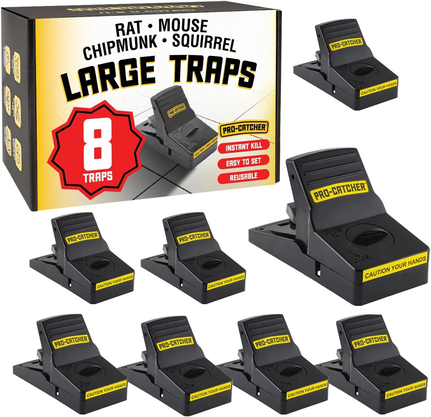 Pro-Catcher: Powerfully Effective Rat Trap Set